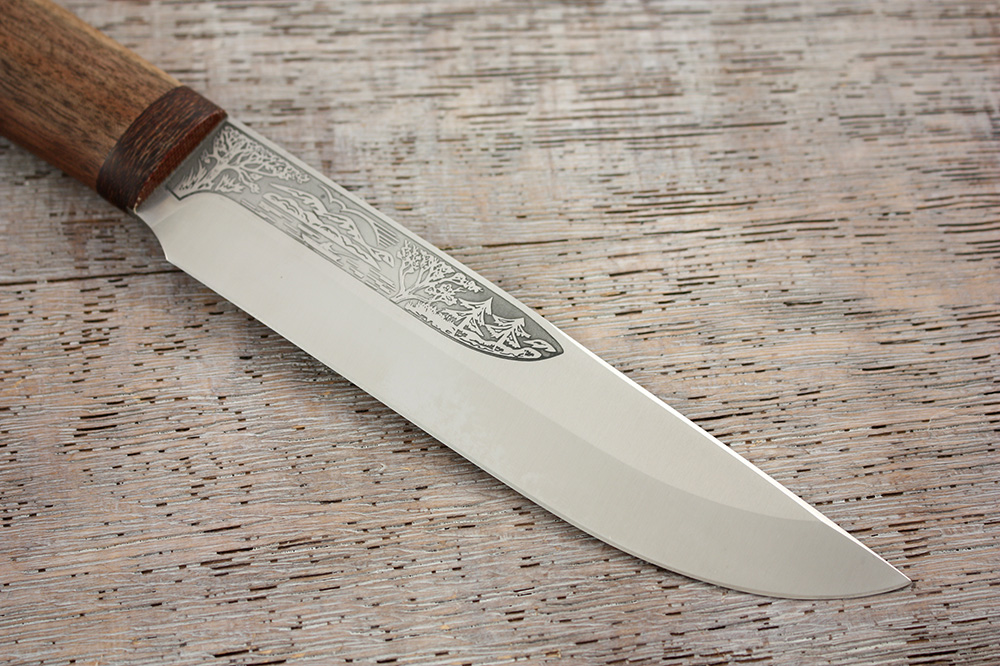 Нож "Шашлычный" средний (дерево), 95*18