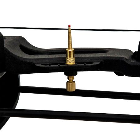 Лук дет. блочный черн., Kirupira, 9 кг, (полочка,прицел рег.,крага,ключ,кивер,напальчник,2 стрелы)