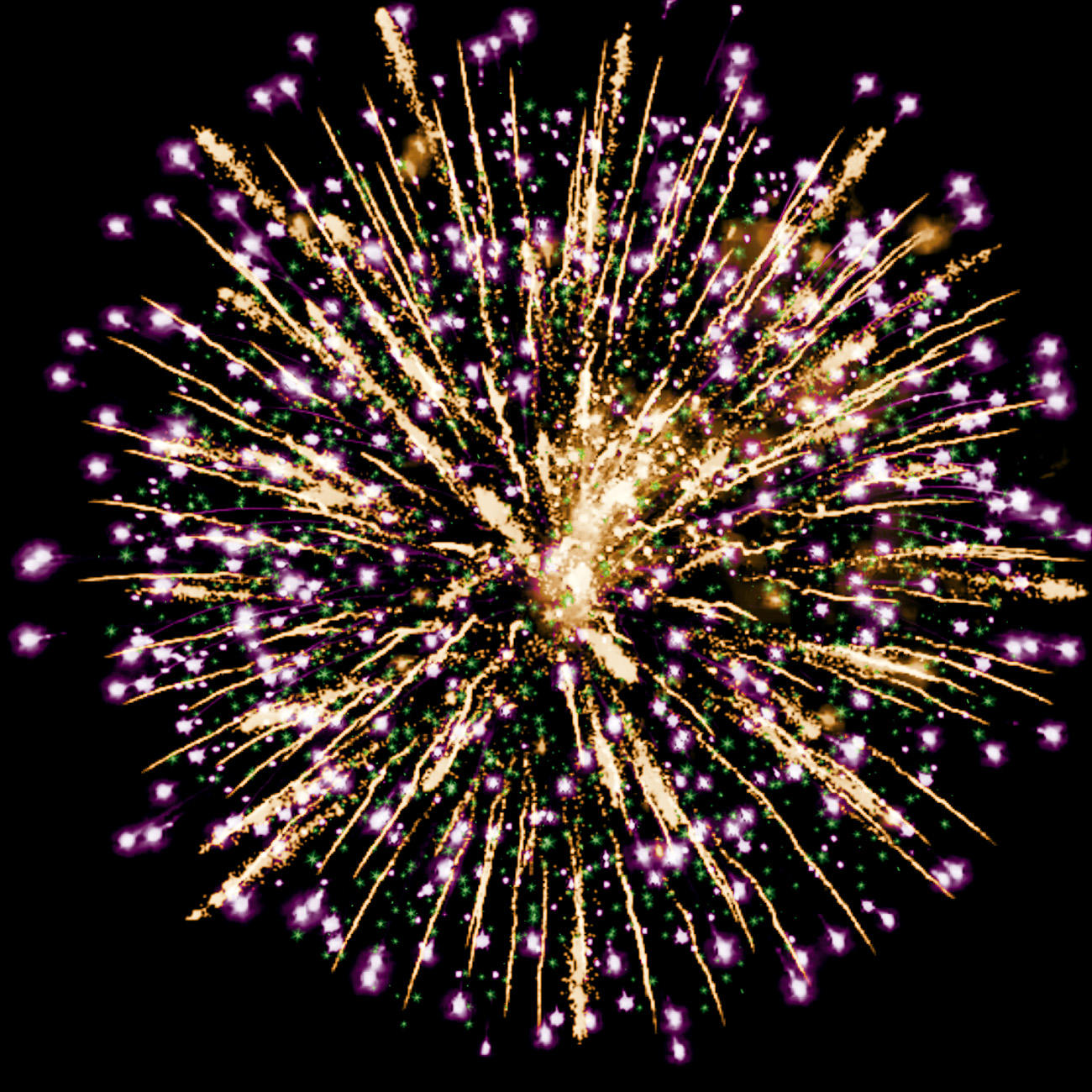 Батарея салютов Maxem, "Golden Col." 25 залп. (1/4)