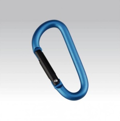 Брелок карабин D-формы, d 7*70мм