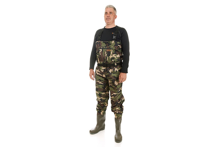 Вейдерсы Waterskin Camo pvc, сапоги, войлок