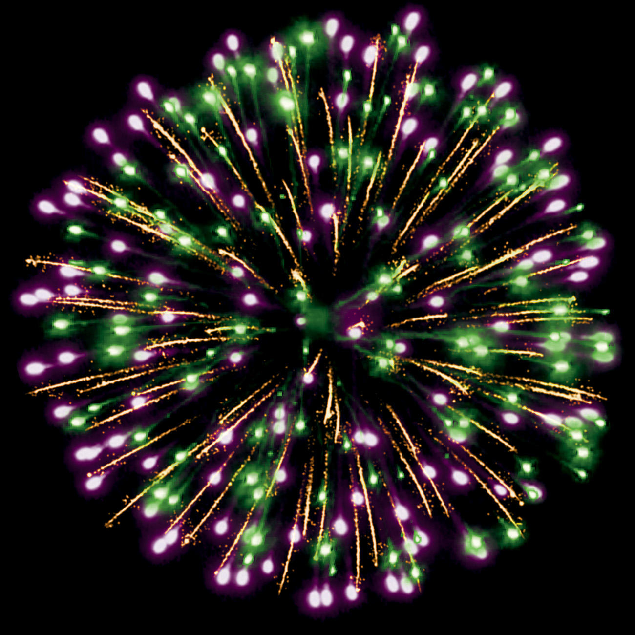 Батарея салютов Maxem, "Golden Col." 25 залп. (1/4)