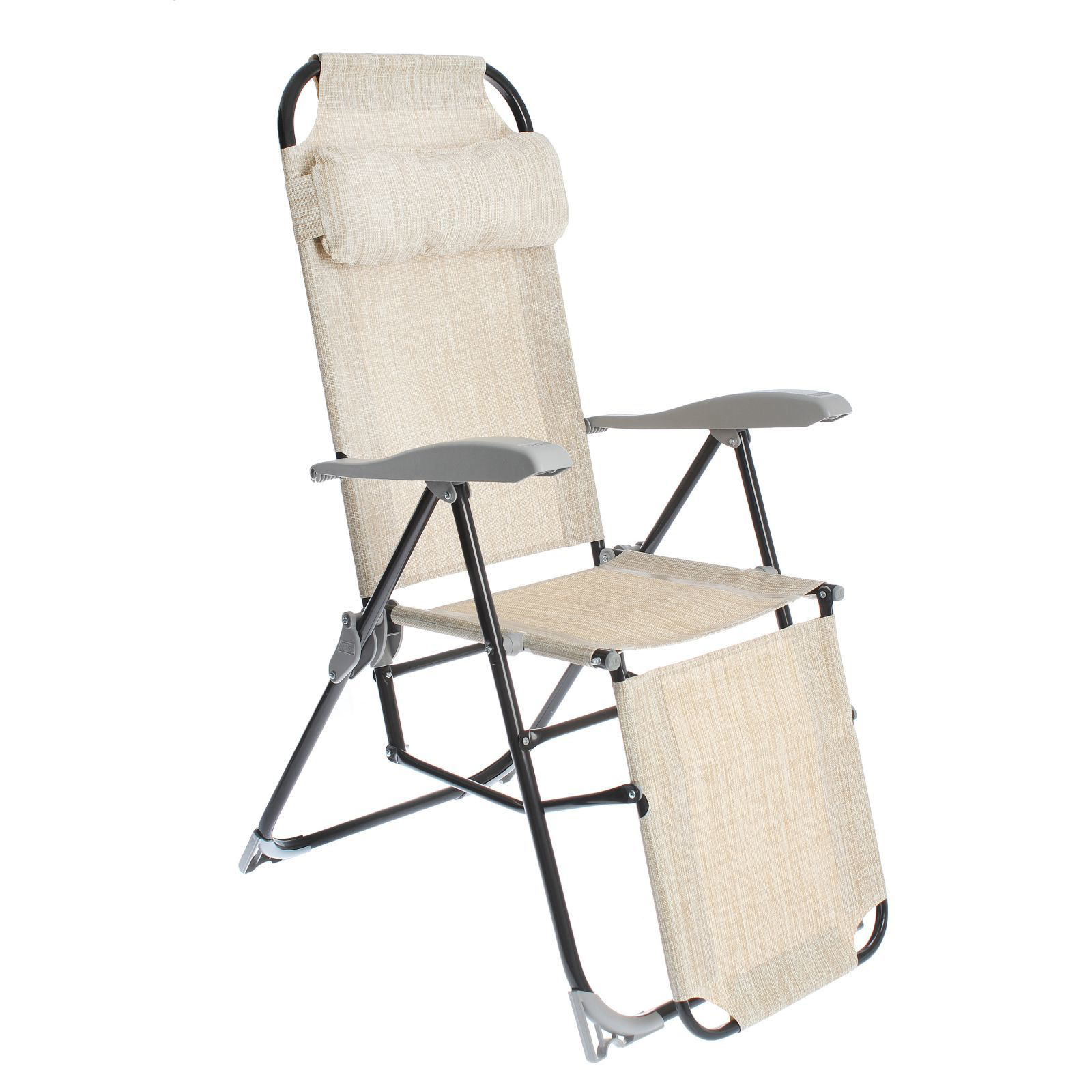 Кресло - шезлонг №3 желто-песочный цвет